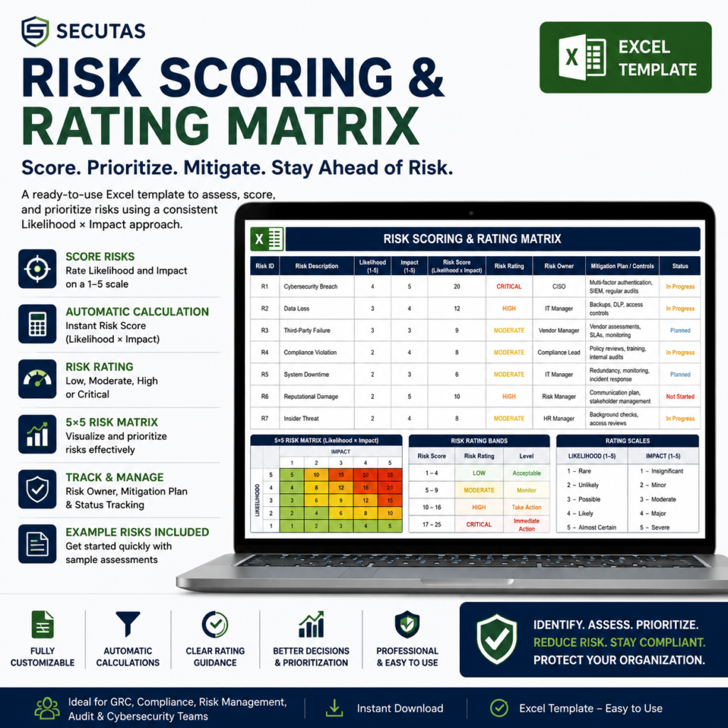 Risk Scoring & Rating Matrix